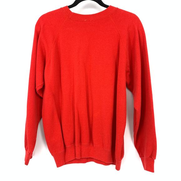 Vintage Sweatshirt Womens L Red Breckenridge Colorado Snowman Winter Pullover - Picture 2 of 5